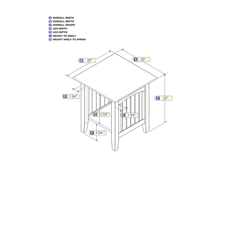Charlton Home® Tolleson Solid Wood End Table with Storage & Reviews